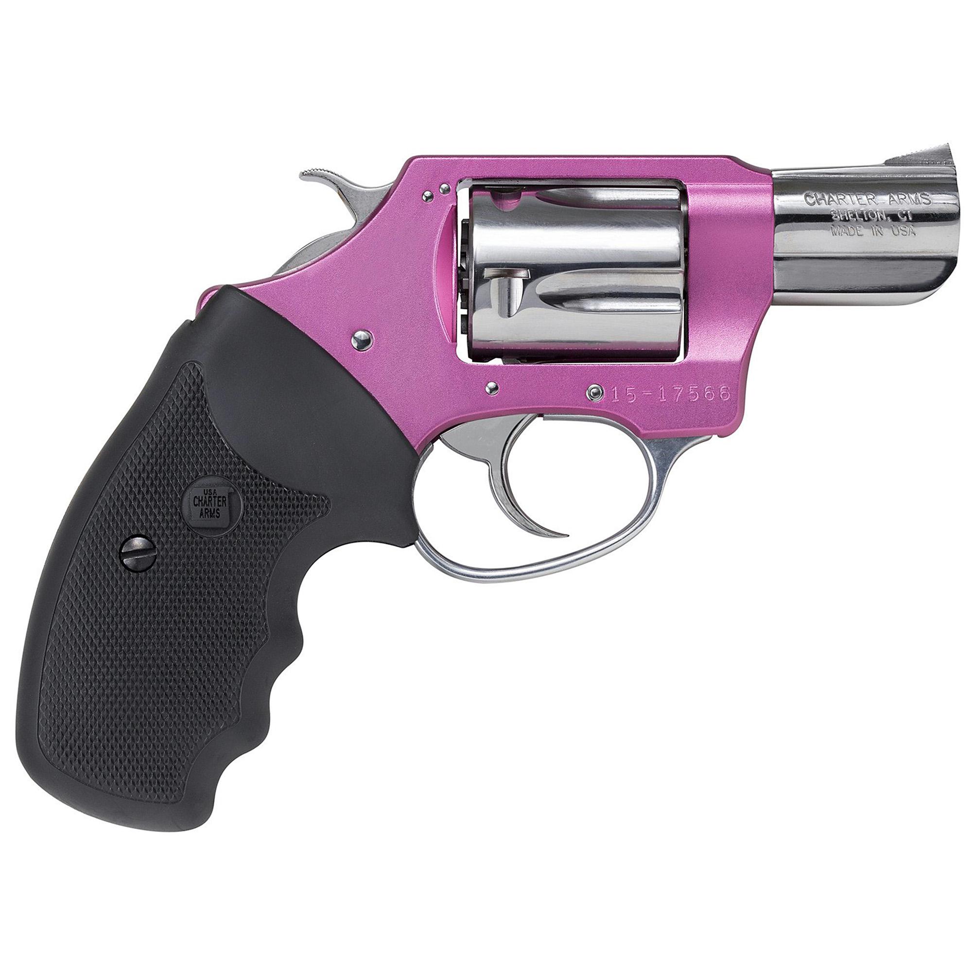 Charter Arms Chic Lady, 38 Special, 2" Barrel, Steel Frame, Pink/polis...