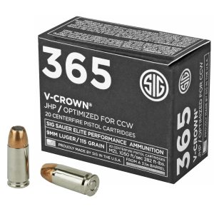 Sig Sauer - Sig Ammo 9mm 115gr Jhp Ccw 20-200