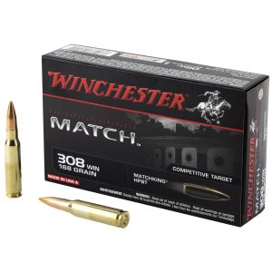 Winchester Ammunition - Win Match 308win 168gr Sm Bthp 20-